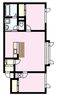 カーサエクラン東光【2階】の間取り