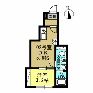EMMA検見川【1階】の間取り