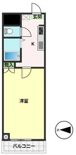 シティガーデンはりまや【5階】の間取り