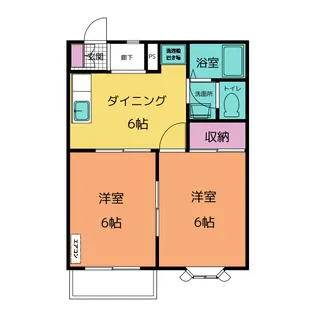 メゾン・エスポワール【2階】の間取り