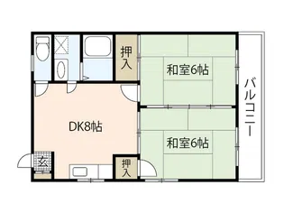 第2丸澤ビル【6階】の間取り