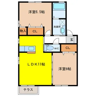 DEAR COURT【1階】の間取り