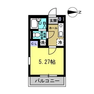 ベルフルール【2階】の間取り