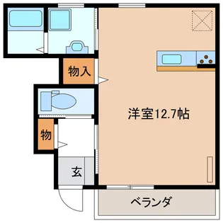 グランTボナール【1階】の間取り