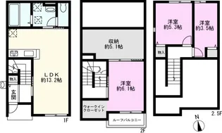 ファミーユメゾン【1階】の間取り