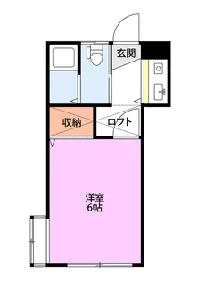 アリス新潟大学前第一【2階】の間取り