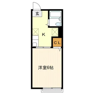 ミストラル【2階】の間取り