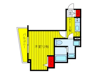 プレール・ドゥーク王子神谷【9階】の間取り