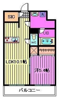 Refined Motomachi【2階】の間取り