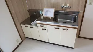 ウッディハイム月見ヶ丘【1階】のキッチン