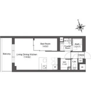 東京都練馬区東大泉2【マンション】の間取り