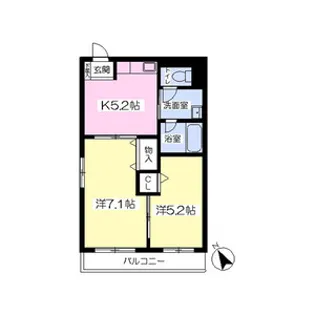 MK.ヴィラ【2階】の間取り