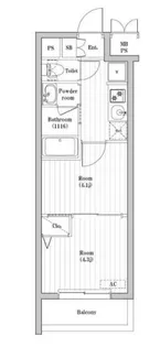 東京都文京区千石3【マンション】の間取り
