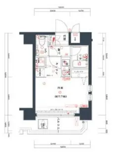 アデッソ大森【6階】の間取り
