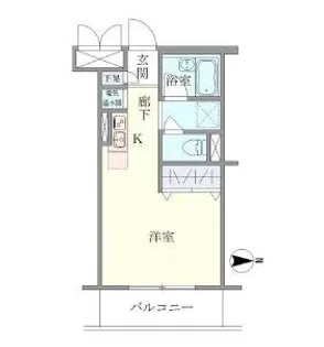 メゾンベール南麻布【3階】の間取り