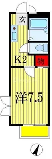 ジョカーレ祐光【1階】の間取り