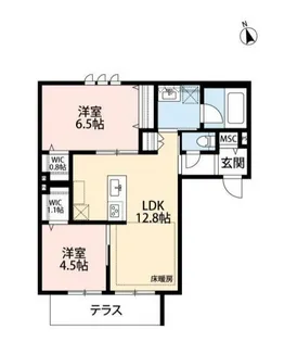 ACオハナ【1階】の間取り
