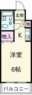 大久保ハイム【5階】の間取り