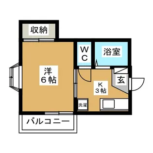 ヴィラ南町田【2階】の間取り