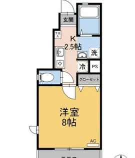 広島県福山市明神町2【アパート】の間取り