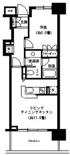 KDXレジデンス芝公園【5階】の間取り