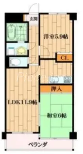 グランドアーバン【3階】の間取り