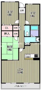 フォレストコート高尾【3階】の間取り