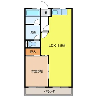 岐阜県岐阜市宇佐2【アパート】の間取り