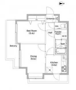東京都世田谷区上馬5【マンション】の間取り