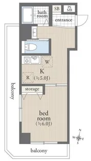 セザール西高島平【5階】の間取り