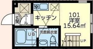 エリンヒルズ横浜【1階】の間取り