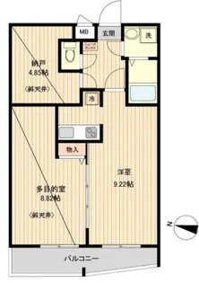 アーバハイツ扇大橋【5階】の間取り