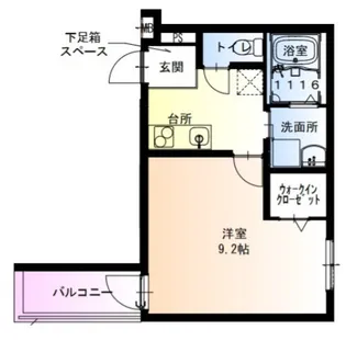 フジパレス堺中長尾III番館【3階】の間取り