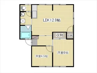 サンライフトキワ【2階】の間取り