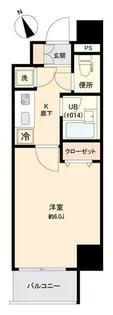 フォレシティ門前仲町【10階】の間取り