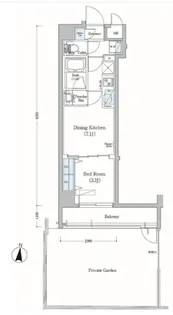 アーバネックス森下II【1階】の間取り