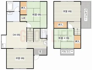 兵庫県加古川市別府町別府【一戸建】の間取り