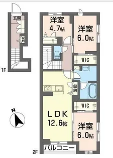 かじや坂ハウスの間取り
