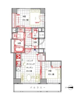 東京都墨田区緑1【マンション】の間取り