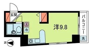 エレガンス東高円寺【6階】の間取り