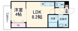 ジーメゾン草加瀬崎【1階】の間取り