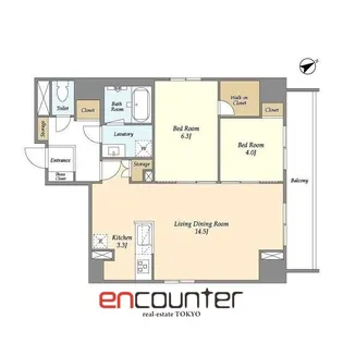 Espoir三田【8階】の間取り