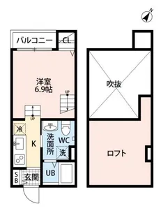 リベロ【2階】の間取り