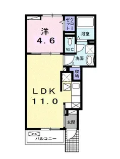 グラシアス【1階】の間取り