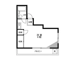 アミューズ柿崎【4階】の間取り