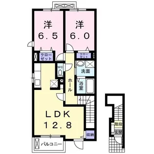 ヴェルサイユ【2階】の間取り