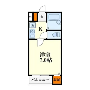 大阪府大阪市東淀川区上新庄2【マンション】の間取り
