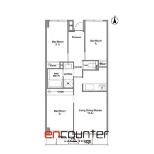 コンフォリア西荻北【5階】の間取り
