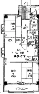 エミネンス辻本【3階】の間取り