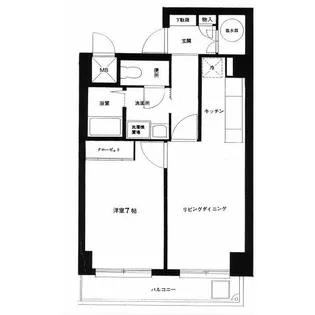 ヴィラ・シェール【5階】の間取り